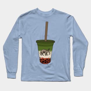 Boba Guys - Strawberry Mactha Long Sleeve T-Shirt